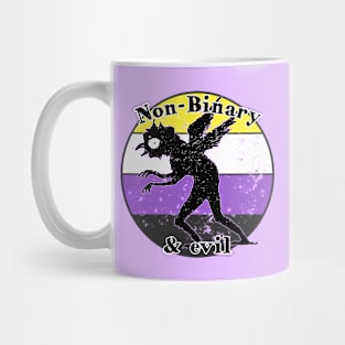 Non-Binary and Evil Mug